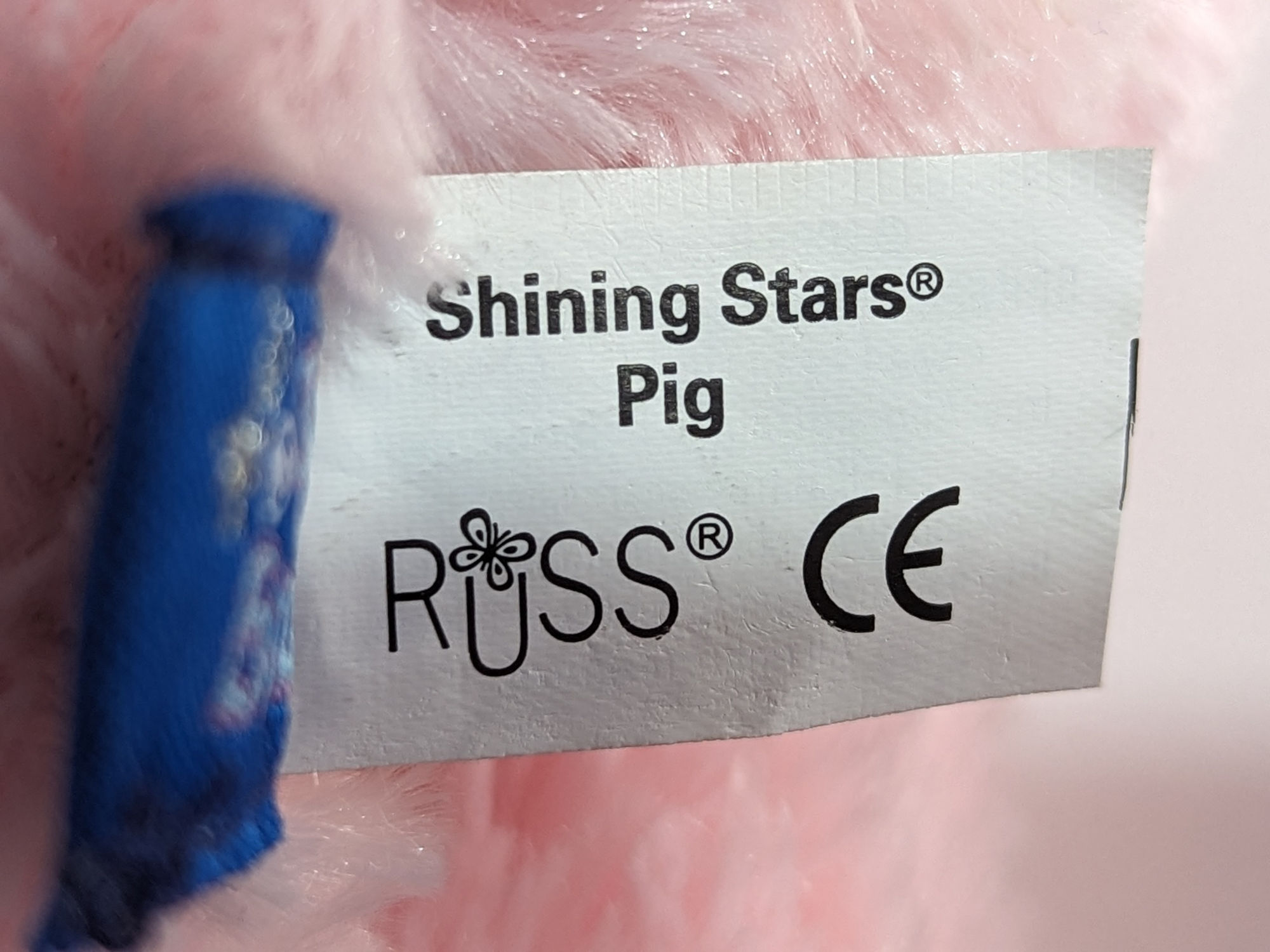 (image for) Collectible Russ' Shining Stars Pink Pig Soft Toy ST-R620