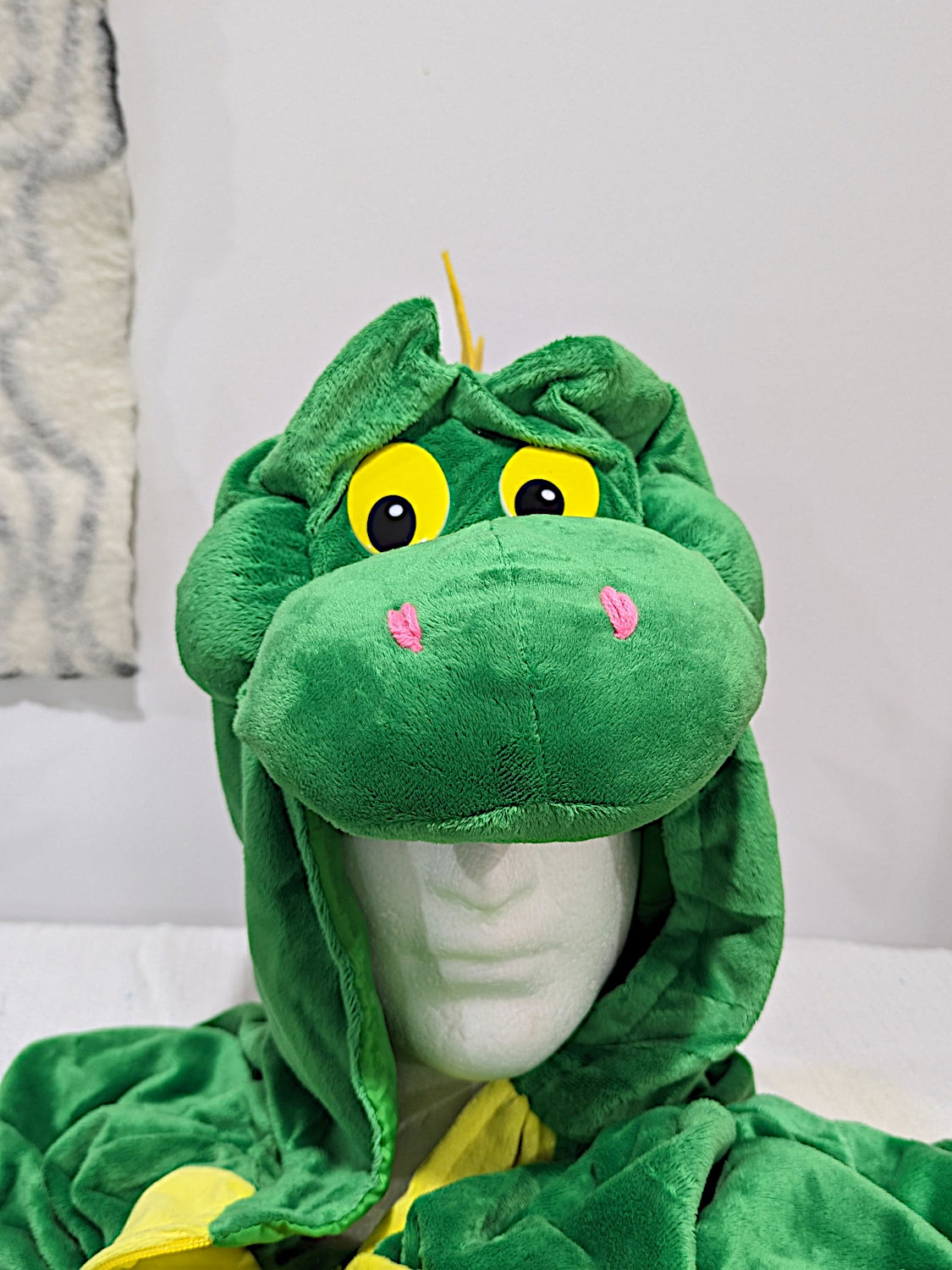 (image for) Dragon Dinosaur Adult Costume "Kids Safari" Deluxe Animal Jumpsuit Bodysuit - Click Image to Close