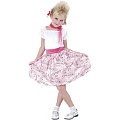 (image for) 50's Hop Girl - Child Costume Small (3-4yo) Halloween Book Week -QCP5904S