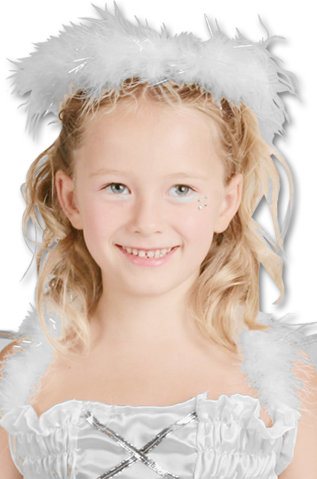 (image for) White DeLuxe Angel Child Costume Nativity Christmas Book Week Halloween QCO5949S