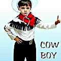 (image for) Cowboy Child Costume 4-6yo Wild West Halloween CPC022S