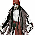(image for) Ghost Ship Pirate Child Costume Halloween Zombie Skeleton Book Week 8-10yo RC883818L