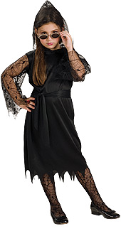 (image for) Gothic Lace Modern Vampiress Child Costume Small (3-4yo) Halloween RC881906S