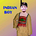 (image for) American Indian Boy Child Costume Halloween Book Week Medium CPC029M