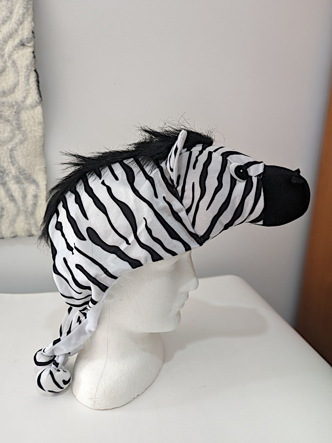 (image for) Zebra Hood & Tail Collectible Hoodie Kids Safari African Child Book Week - Click Image to Close