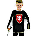 (image for) Musketter black Costume for Child Medium 5-7 y.o. QCO5934M