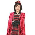 (image for) Middle Ages Renaissance Red Princess Child Costume, Halloween. Book week DC5028M