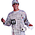(image for) Male Adult Funny Costume 'Bathroom Wall Guy' Standard Size -WIC68372STD