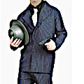 (image for) COPY Gangster Adult Costume 1920's Al Capone, Mafia - MEDIUM CPC014STD
