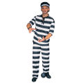(image for) Prisoner Adult Costume -Halloween (Small) RC888433-S