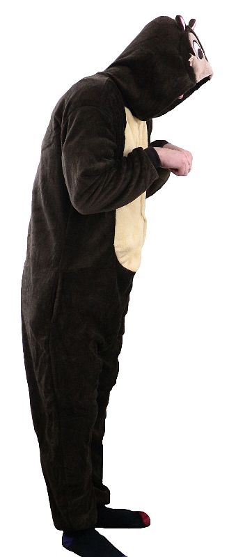 (image for) Chipmunk Costume Adult Small Child Pajama Bodysuit Book Week Halloween - Click Image to Close