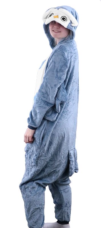 (image for) Owl Pajama Costume Medium/Large Adult Jumpsuit Bodysuit