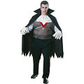 (image for) Vampire Full Cut Adult Costume (Plus Size) Halloween RC17410