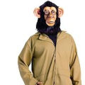 (image for) Working Chimp Adult Costume Halloween (One Size fits Most) WIC130724STD