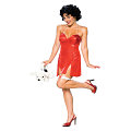 (image for) Betty Boop Adult MEDIUM Costume. Sexy red dress Halloween - RC888641M