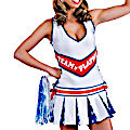 (image for) Playboy Cheerleader Adult Halloween Costume SMALL/MEDIUM - BC801663