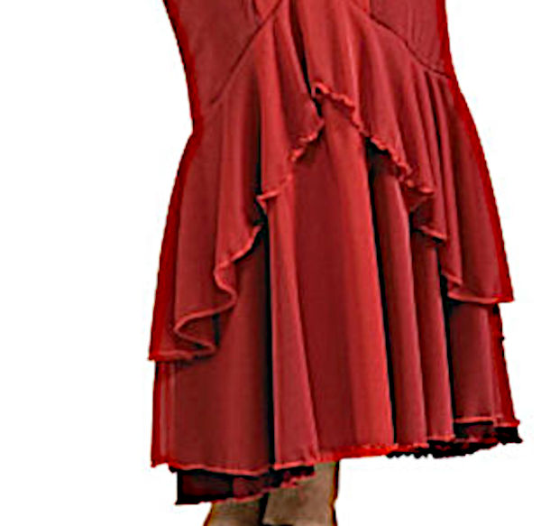 (image for) Romantic Red Vampiress DeLuxe Costume Halloween (MEDIUM-STD) RC889193STD