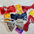(image for) Set of 5 Christmas or Parties bowties - HB010