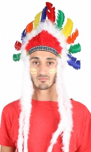 (image for) Multicolour Indian Headdress - NF7821 - Click Image to Close