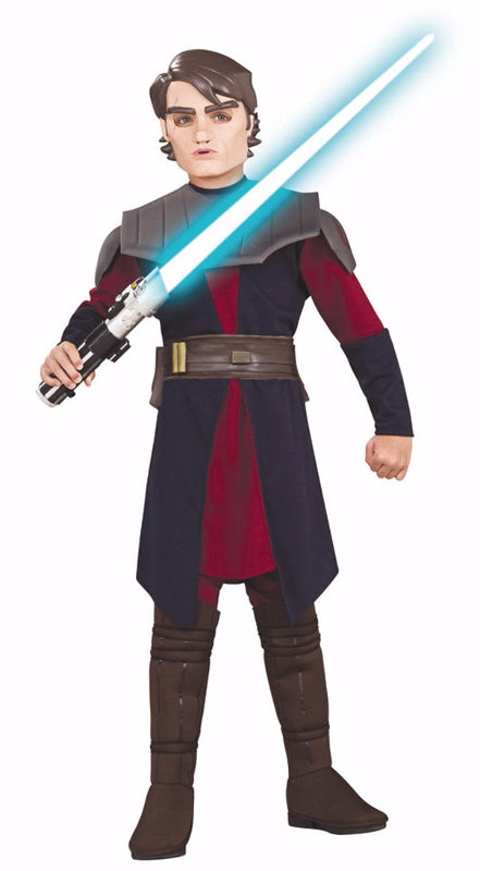(image for) Anakin Skywalker Deluxe Child Medium Costume Star Wars Book Week Medium (5-7yo) RC883195M - Click Image to Close