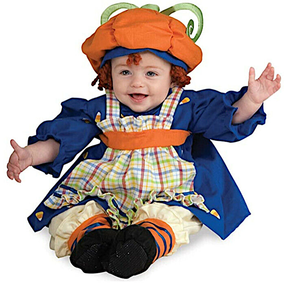 (image for) Ragamuffin Girl Baby Costume Pumpkin Rag Doll Infant Halloween Size: 6-12 Months RC885735INF - Click Image to Close