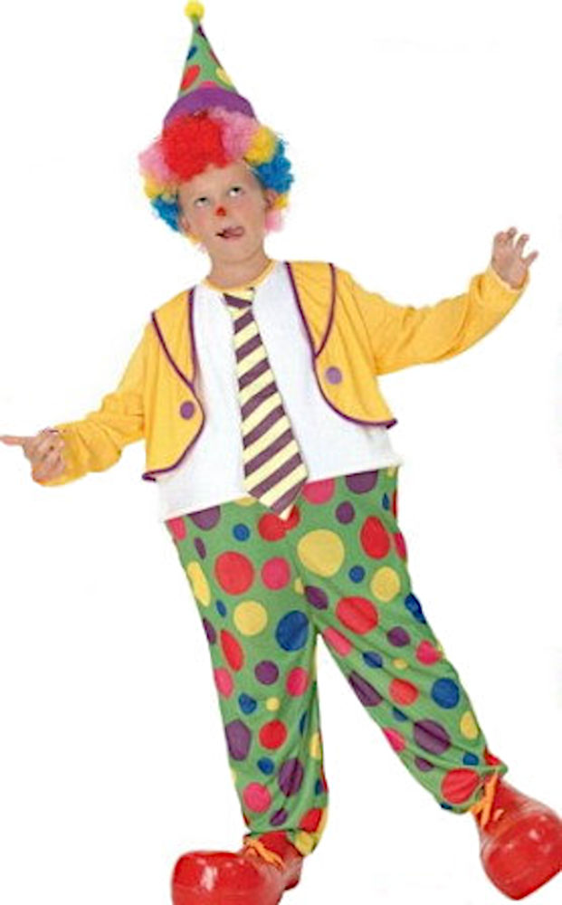 (image for) Spotted Clown Child Costume Small (3-4yo) Circus Halloween QCO5943S - Click Image to Close