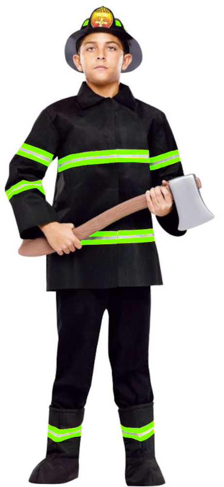 (image for) Firefighter (Fireman) Child Costume Small (4-6yo) Halloween WIC5840S - Click Image to Close