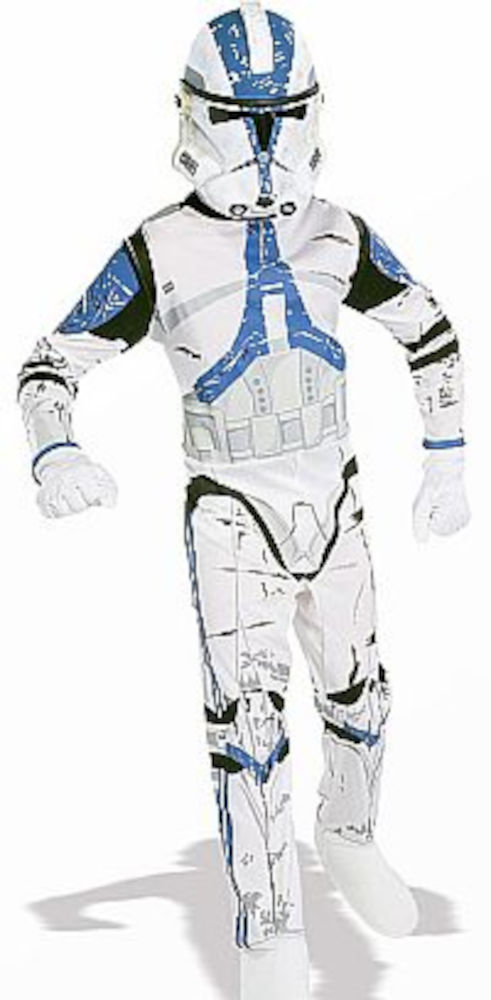 (image for) Star Wars Generic Clone Trooper BASIC Child SMALL (3-4yo) Costume Star Wars RC882010S - Click Image to Close