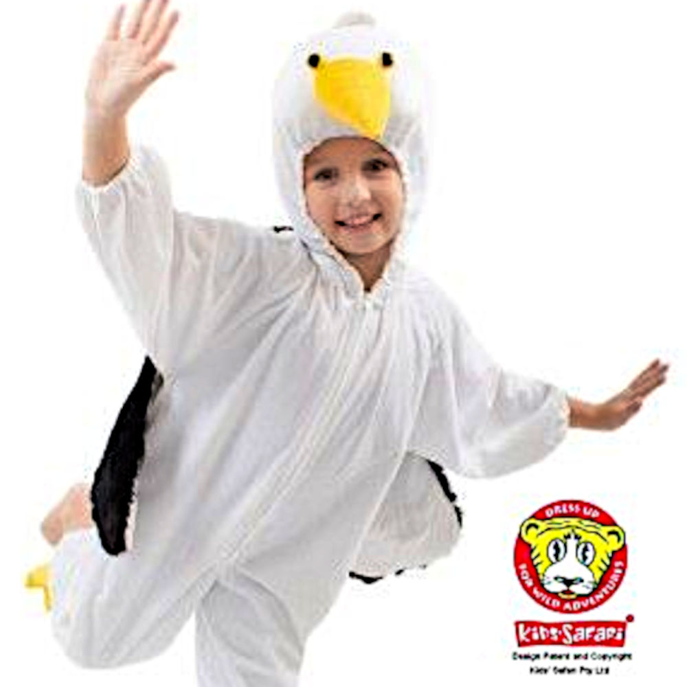 (image for) Pelican Hood child medium Kids Safari costume Halloween Bookweek - Click Image to Close