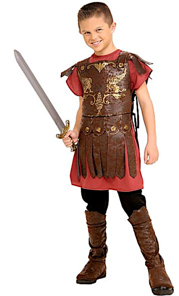 (image for) Gladiator Child Costume 3-5yo or Roman Soldier Warrior Book Week Halloween RC882800S - Click Image to Close
