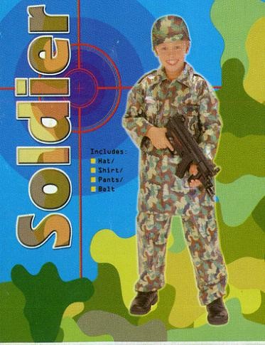 (image for) Soldier Child SMALL Costume Halloween CPC039S - Click Image to Close