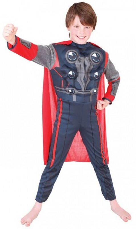 (image for) Thor Child Costume The Avengers Marvel Superhero -Small Halloween DF0369S - Click Image to Close