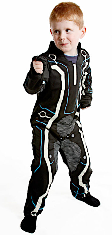 (image for) TRON Disney Licensed Child Costume Halloween Height between 115-130cms. RC0901M - Click Image to Close