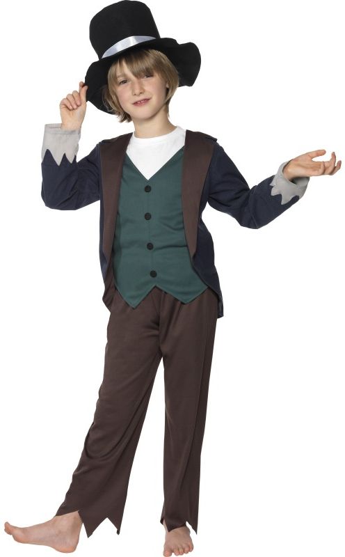 (image for) Victorian Poor Boy Costume Child Medium 7-9 y.o. SMC33708M - Click Image to Close