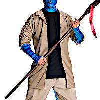 (image for) Jake Sully Avatar Adult Halloween Costume X-Large RC889806PLUS - Click Image to Close