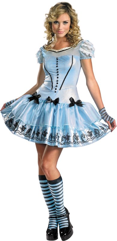 (image for) Alice In Wonderland Sassy Adult Costume LARGE - BC800250L - Click Image to Close