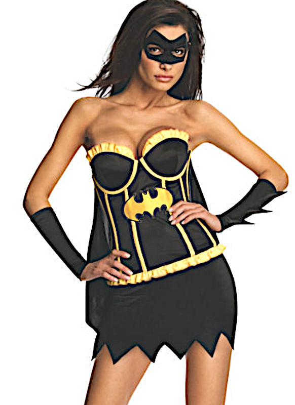 (image for) Justice League BatGirl Female Sexy Costume LARGE Halloween RC889900L - Click Image to Close