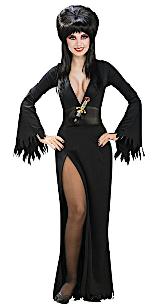 (image for) Elvira Adult Xtra SMALL Costume Dark Vampire Halloween Fancy Dress RC888749XS - Click Image to Close