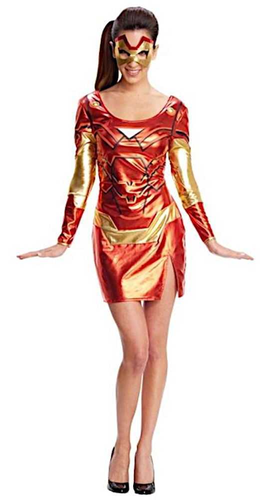 (image for) Ironman Female Marvel Adult Costume SMALL Halloween RC880955S - Click Image to Close