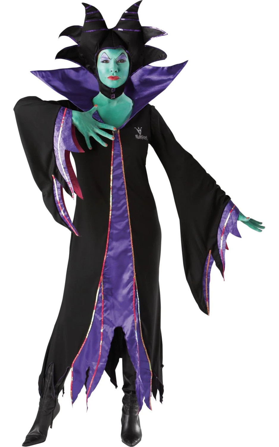 (image for) Maleficent Witch Disney Adult Costume (Medium) Witch Halloween RC880148M - Click Image to Close