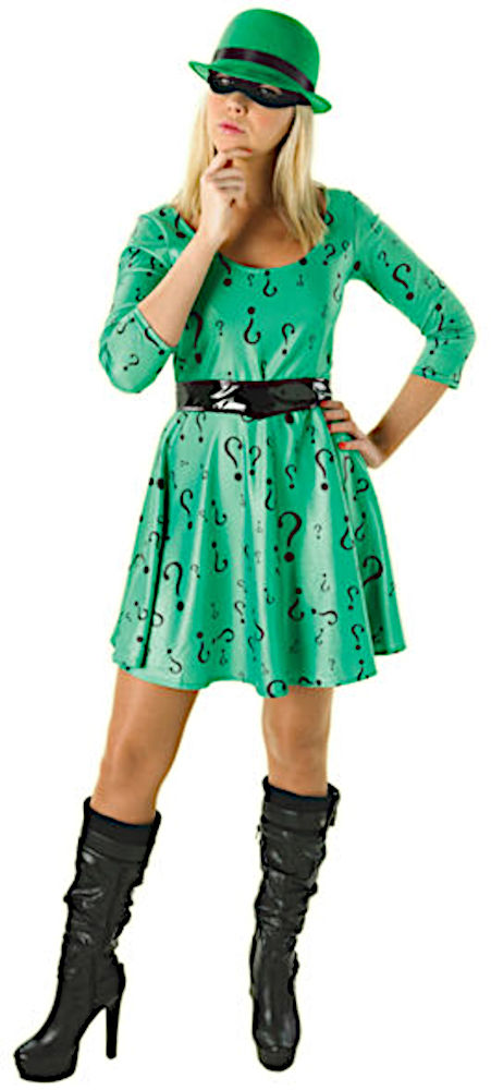 (image for) Miss Riddler Female Adult Costume Batman Villain Halloween XSmall RC887105XS - Click Image to Close