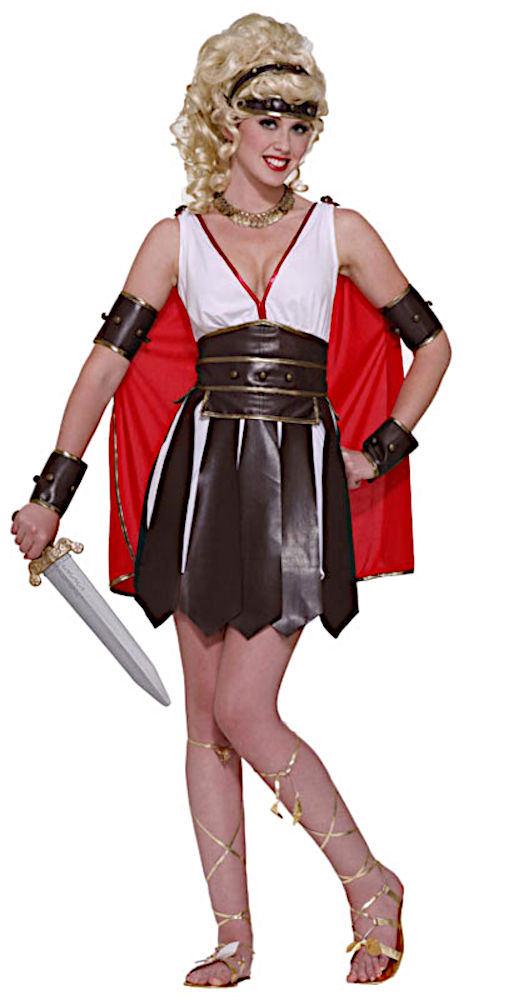 (image for) Sexy Woman Warrior X-SMALL Costume - Roman - Greek - Spartan WIC64465XS - Click Image to Close