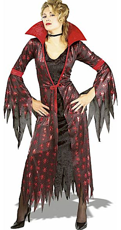 (image for) Spider Queen Halloween Female Adult Costume for Parties MEDIUM - RC57012 - Click Image to Close