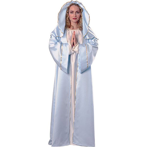 (image for) Virgin Mary Adult Costume (Fits most) Xmas Christmas Nativity - RC25531 - Click Image to Close