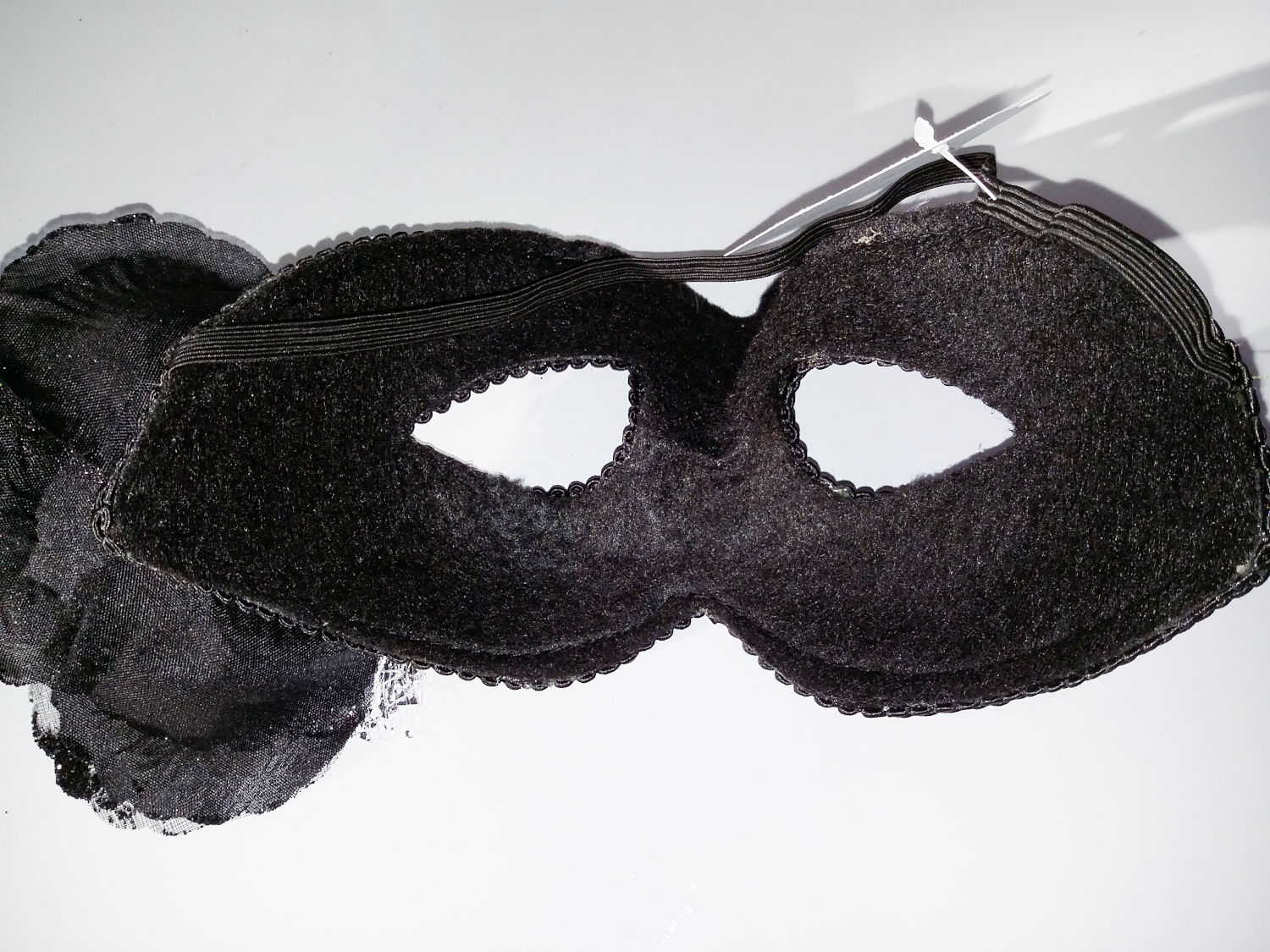 (image for) Alexandra Black & Silver Masquerade Mask Eyemask - UM142