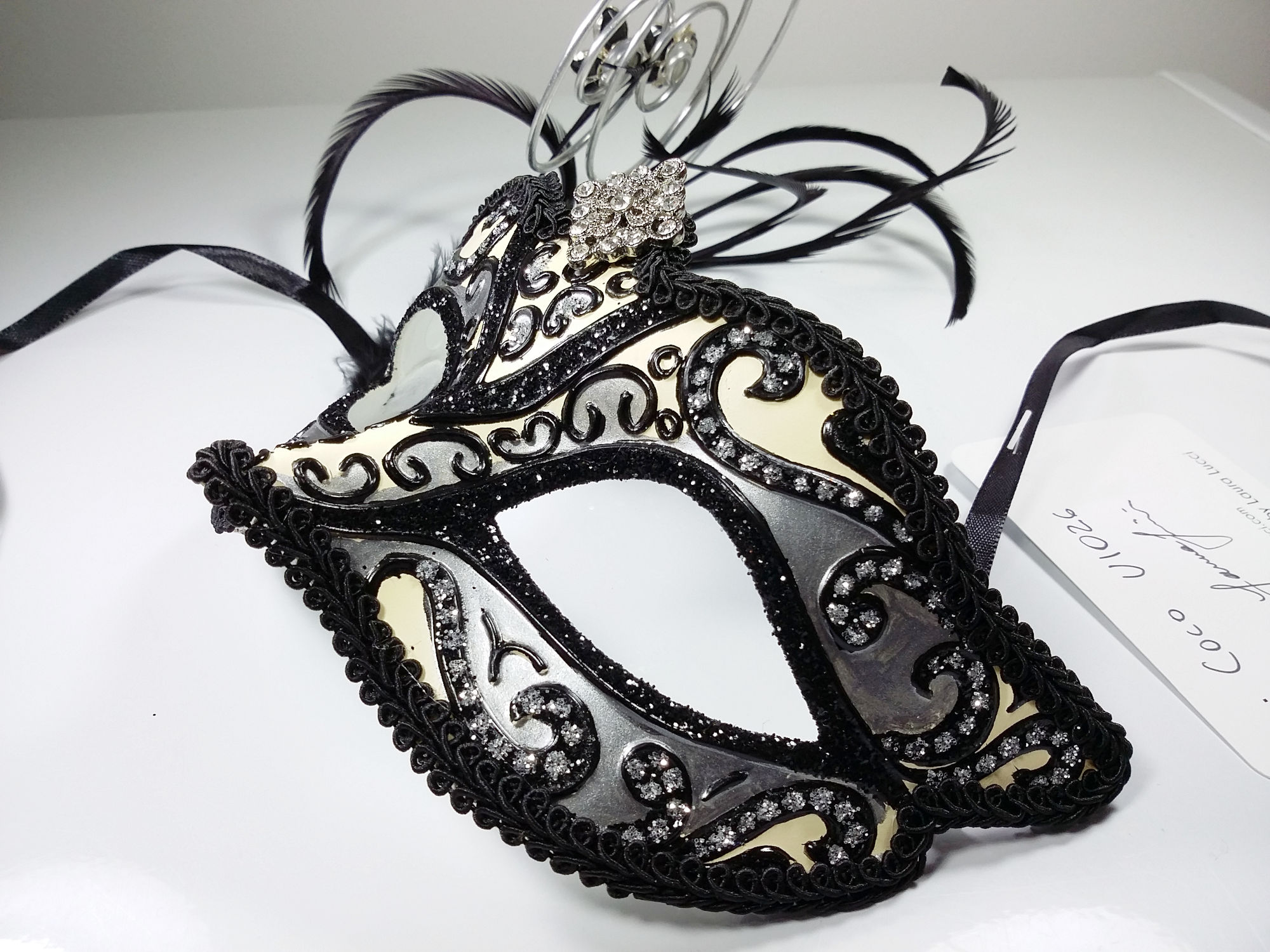 (image for) Happy CoCo_Black & Silver Costume Mask by LauraLucci U1026