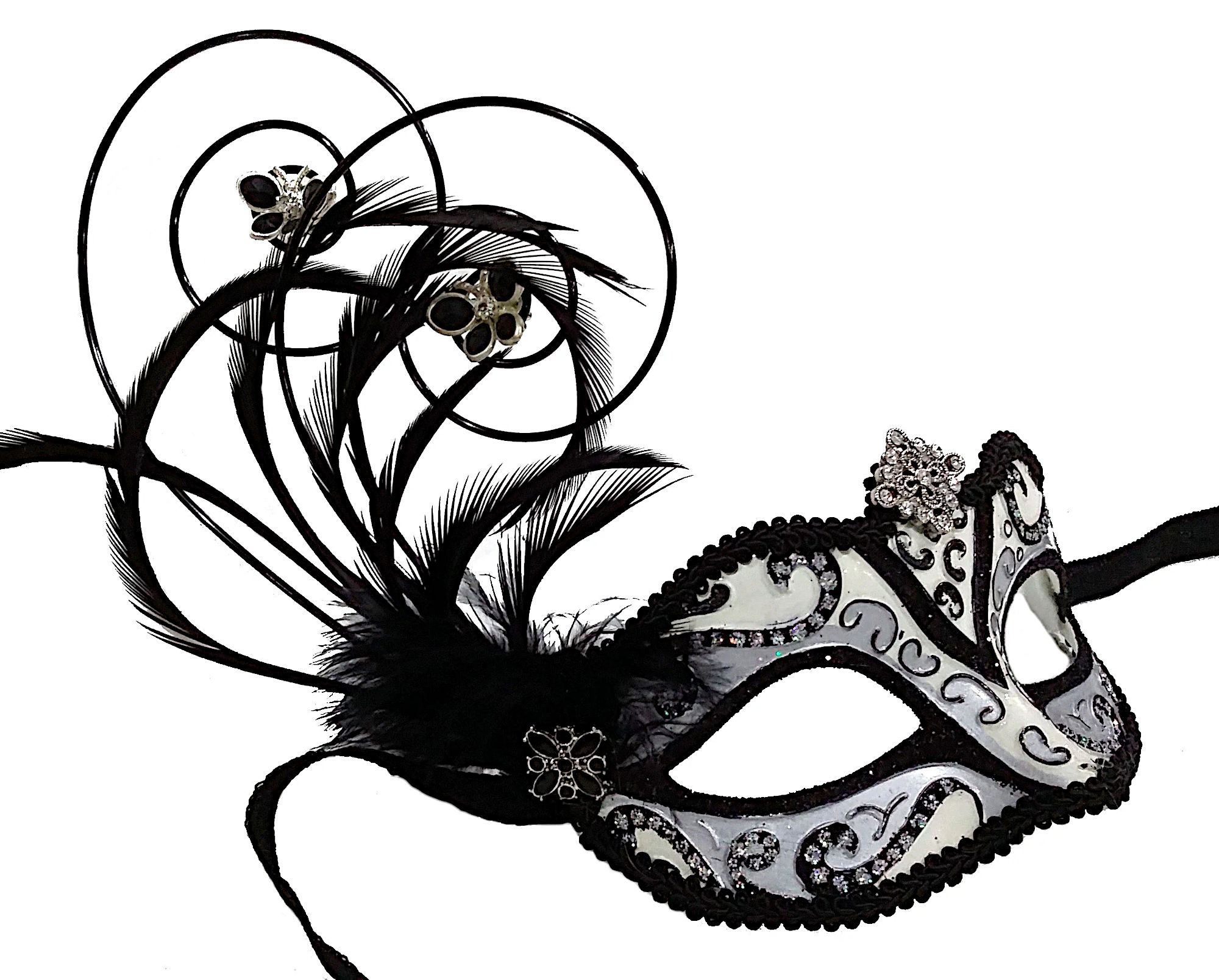 (image for) Happy CoCo_Black & Silver Costume Mask by LauraLucci U1026
