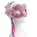 (image for) Pink Princess Feather Mask Themed Parties and Halloween NFP748