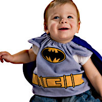 (image for) Batman New Born 0-6mths. costume - Halloween Superhero Licensed RC885110NB