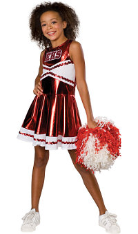 (image for) Cheerleader Deluxe Child Costume Small (3-4yo) Disney Liscenced Halloween RC882949S